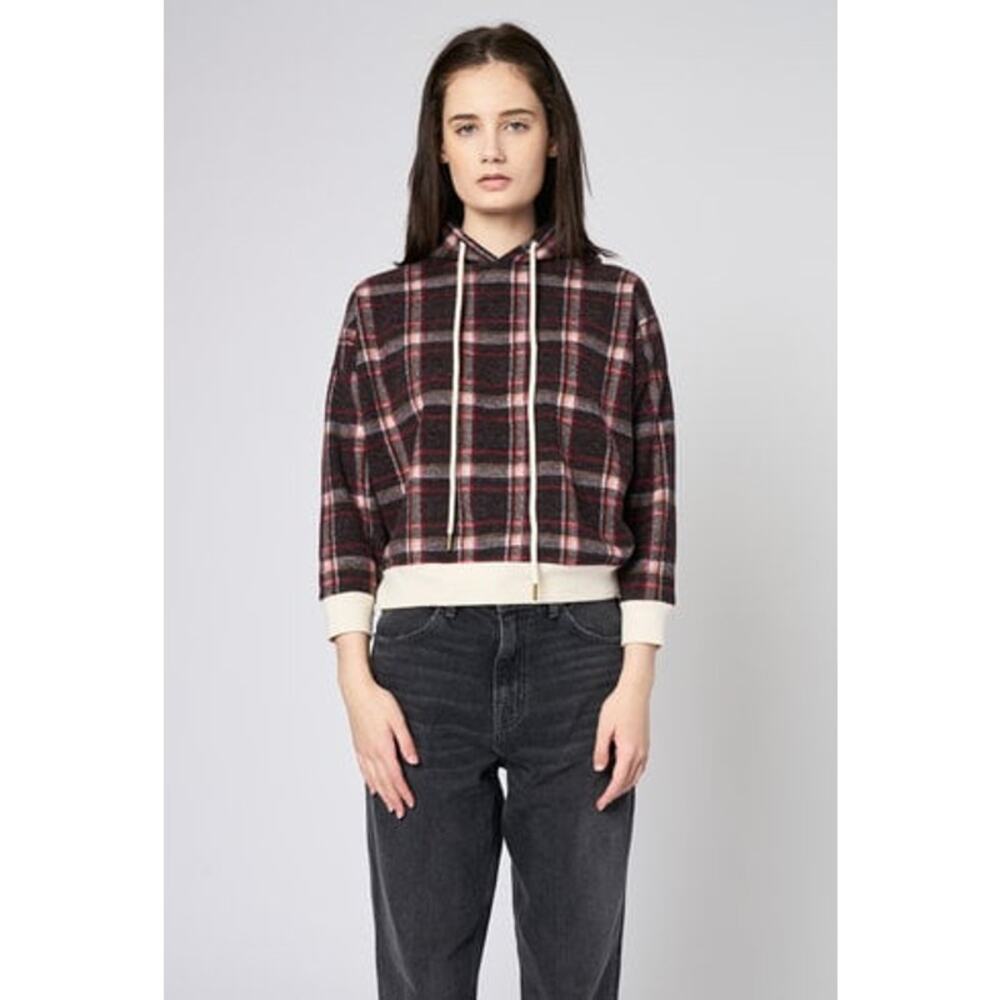 The Great Teammate cedar house red plaid hoodie size medium